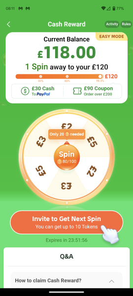 TEMU £30 free cash to Paypal