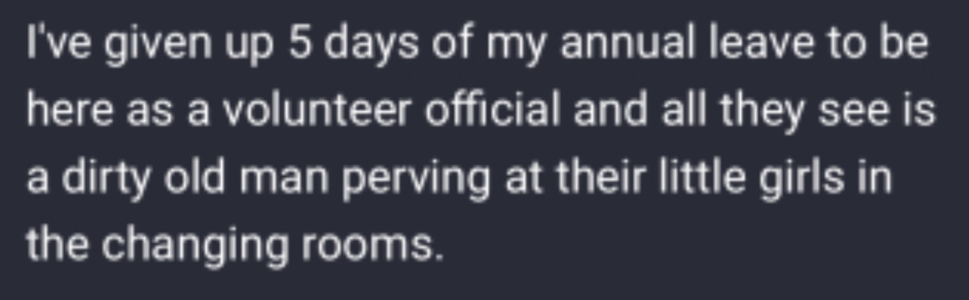 Entitled male refused access to female changing area (despite wearing skirt)