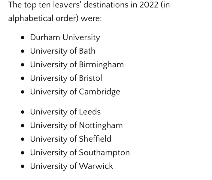 York, Durham, Exeter