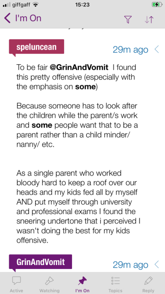 To not work full time?