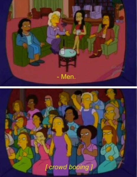 On holiday - men being loud
