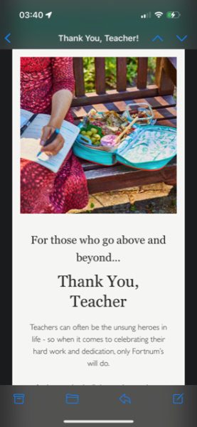 Teacher gifts - ungrateful shit!