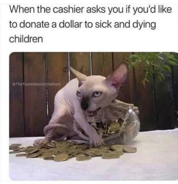 Anyone fancy joining me for a meme thread?
