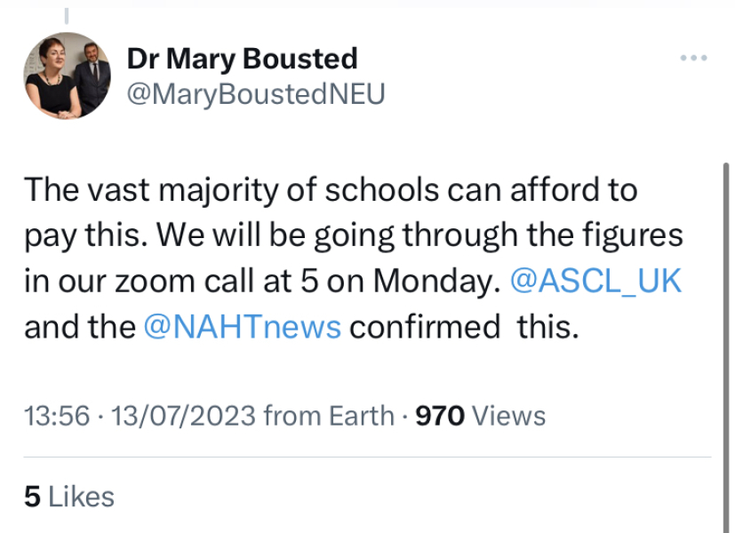 Rishi triumphs over the teaching unions!