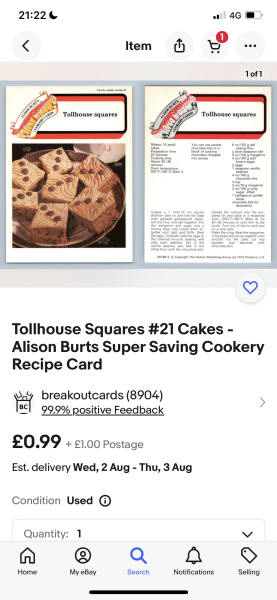 Alison Burt's Super Saving Cookery Cards