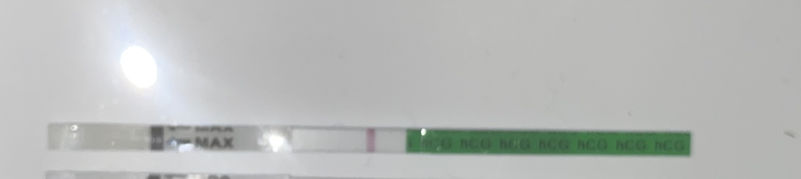 Is this a very very faint line or am I imagining it? 