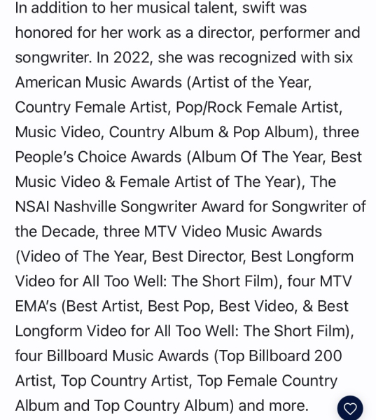 To not get the Taylor swift hype?