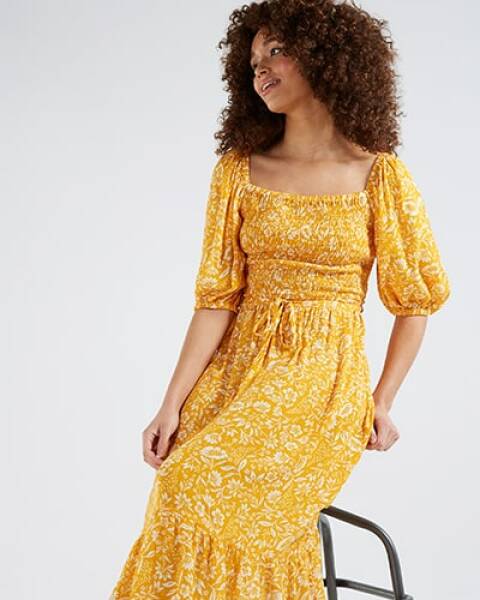Anyone have this F+F yellow bandeau summer dress in a size 16?