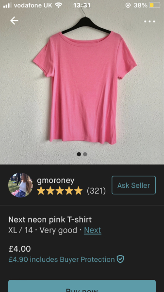 Ruined my fave neon tshirt (pic attached) 