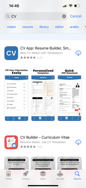 Teenagers CV