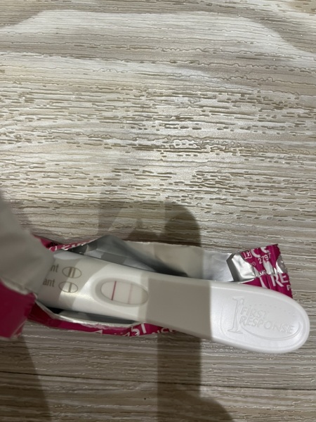 Preg Test control line v faint (4w5d pregnant!)