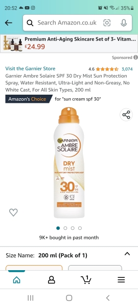 Suntan lotion that doesn’t stain clothes yellow