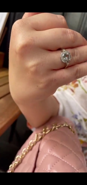 Aquamarine engagement ring?