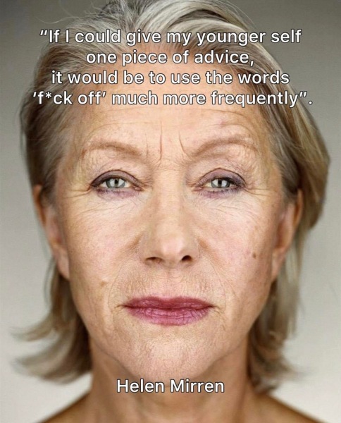 A woman has just come up and said…