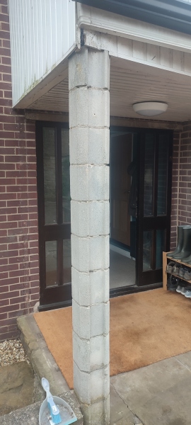 What can we do with the area near my back door?