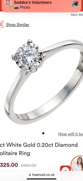 To not like my engagement ring and want to change it...