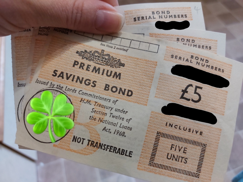 PREMIUM BONDS MAY DRAW ONWARDS 