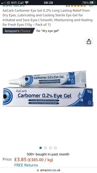 Watery eye