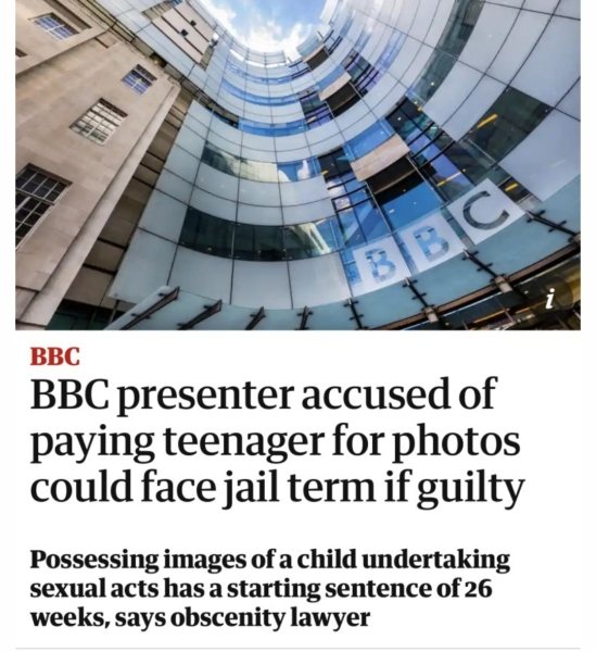 TV presenter allegations