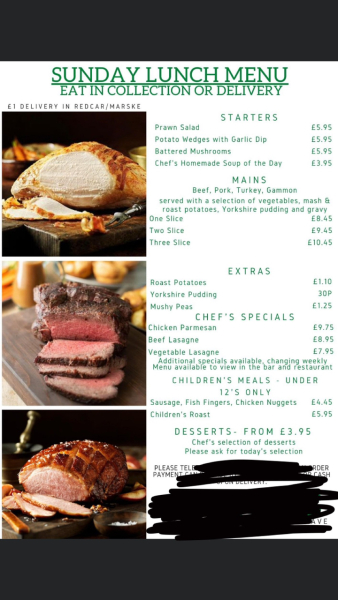 To the £19.95 each for a Sunday lunch is expensive?
