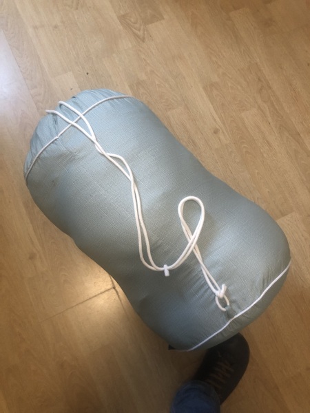 To ask for recommendations for duvets that pack small for camping?
