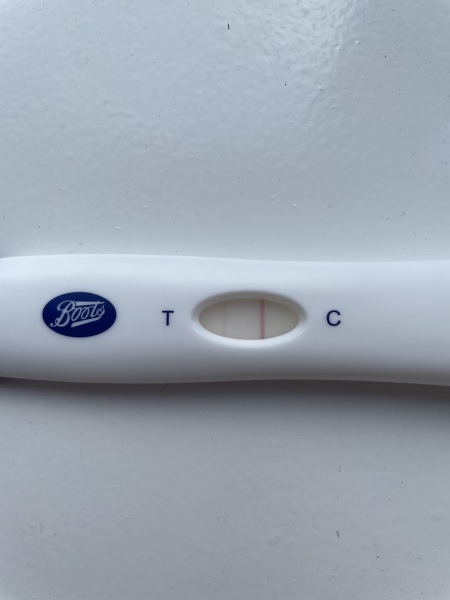Thinner blue line, evap or faint positive?