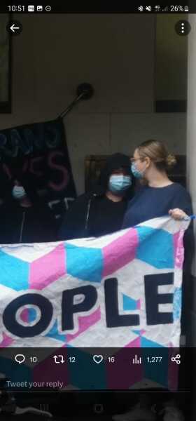 “If you see a TERF, punch them in the fucking face!” Speech at Trans Pride London 8 July 2023