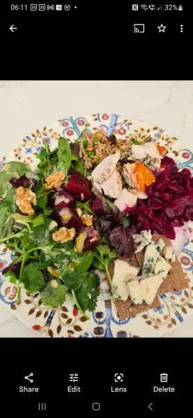 To think my salads are shit?
