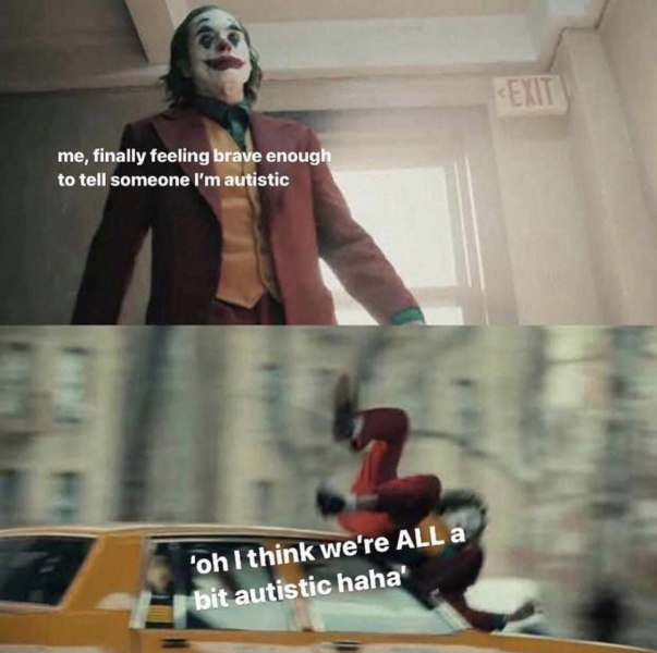 to not understand the concept of masking