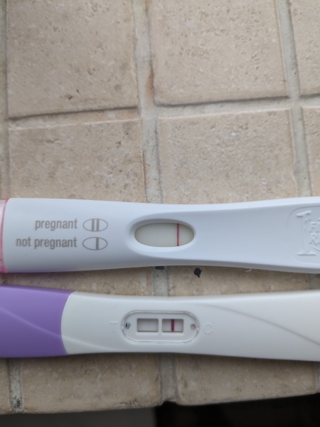 Evap or faint positive