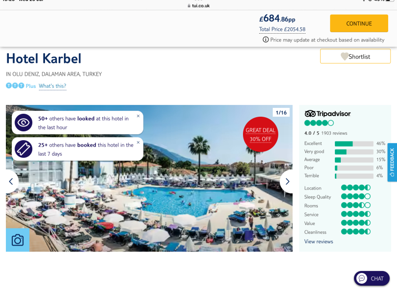 Where to try to book a European holiday for Next Week?