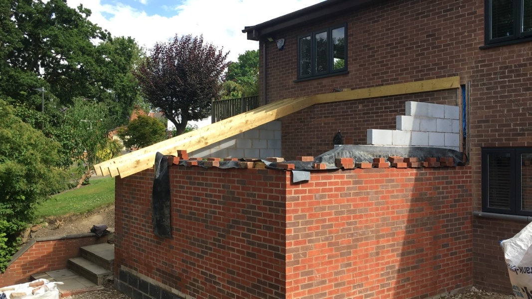 Self build extension 