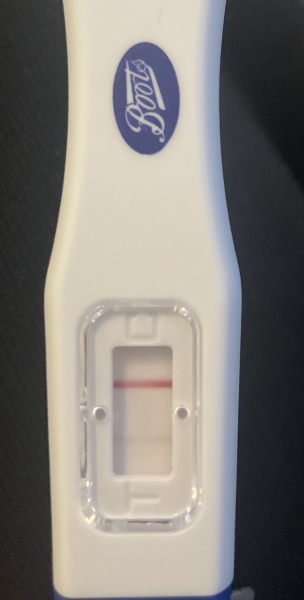 Is the positive line too faint! 
