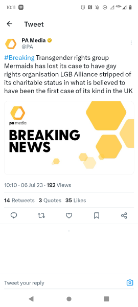 Judgement in Mermaids v Charity Commission tribunal expected in days