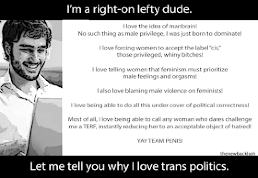 Sexist leftist antifa men