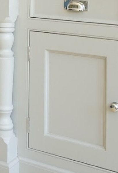 F&B eggshell on kitchen cabinets