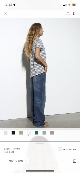 Longline T shirts that cover bum!