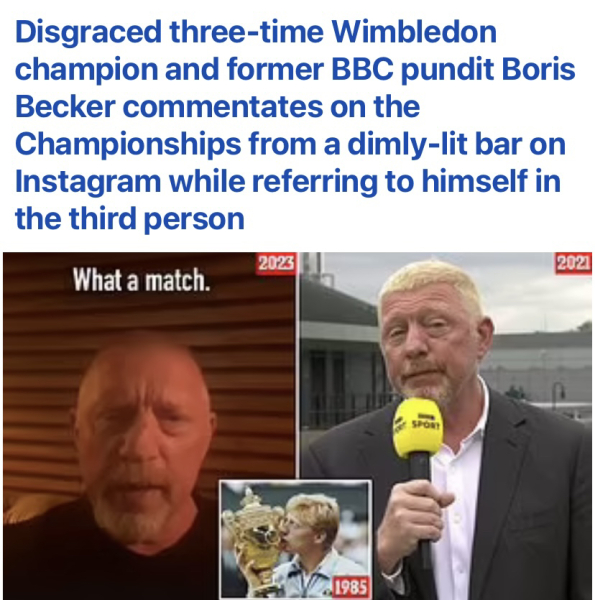 Tennis: WIMBLEDON: rain, rain go away