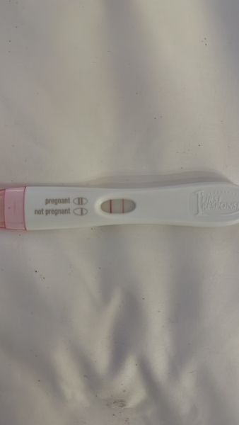 Positive test but bad cramping???