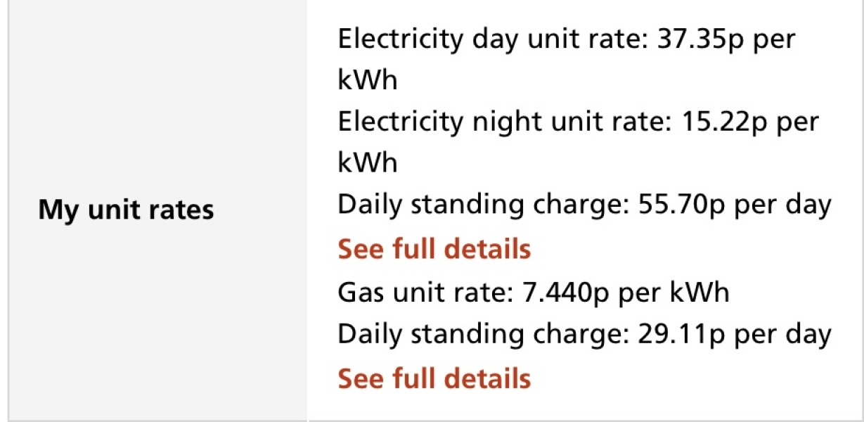 Cost of Economy 7 per kwh?