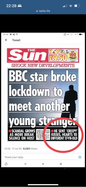 Who do you think is the BBC presenter who has been suspended?