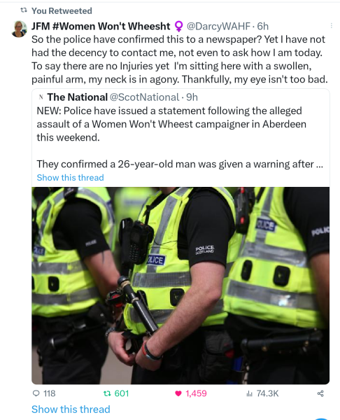 Women Won't Wheesht Aberdeen 