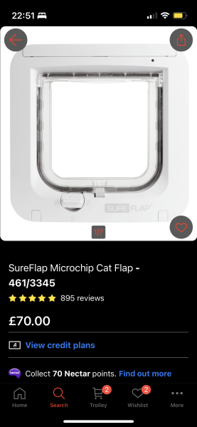 Microchip cat flaps but multiple entrances?