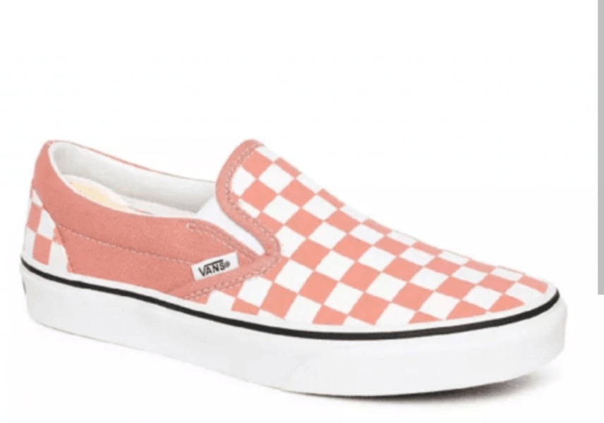 Trainers...those checked vans slip ons