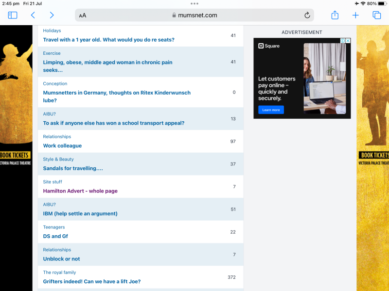 Hamilton Advert - whole page