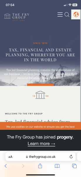 Being diverted to 'The Fry Group' in threads