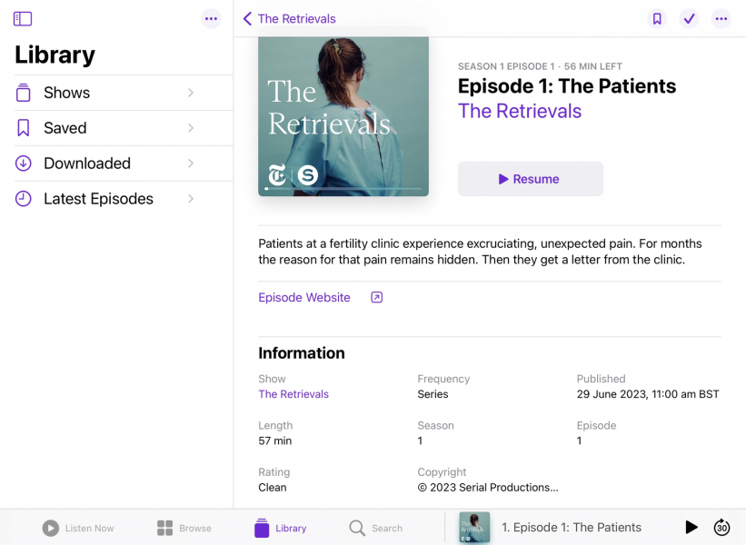 The nurse was taking the Fentanyl - podcast #IVF