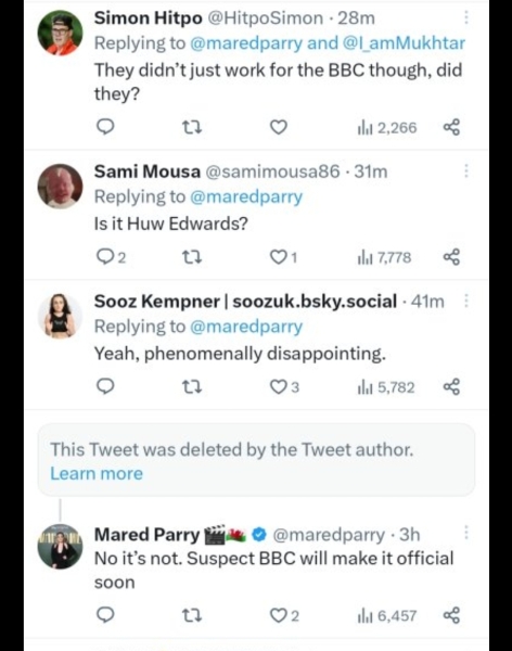 TV presenter allegations