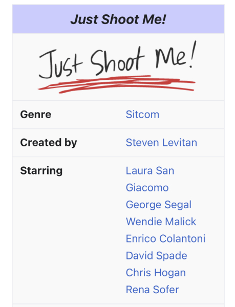 Just Shoot Me!’