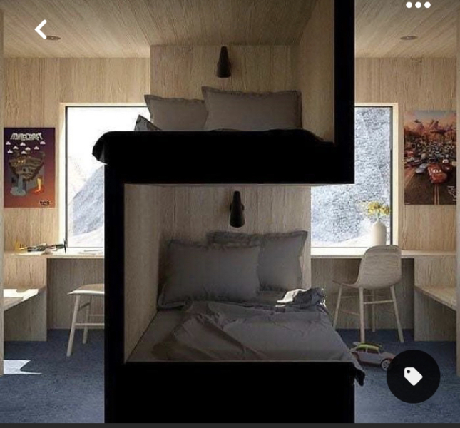 Parents sleeping in living room so child can have own room